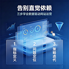 桃山建站-告别直觉依赖：三步学会数据驱动网站运营