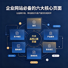 桃山建站-企业网站必备的六大核心页面