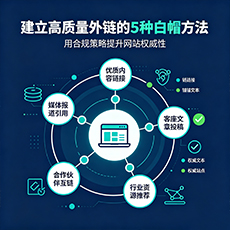 桃山建站-建立高质量外链的5种白帽方法